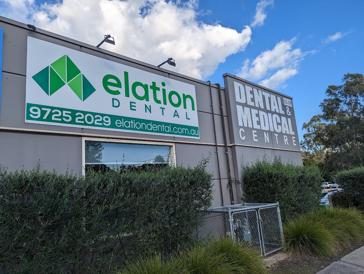 Elation Dental sign, Croydon