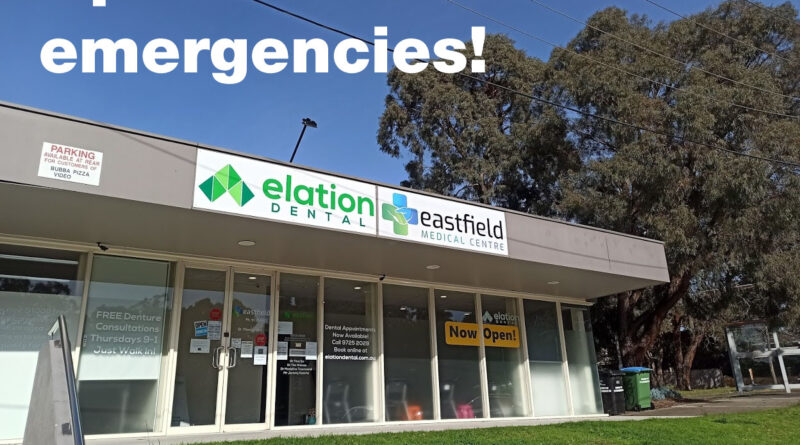 Dental Emergencies and Urgent Appointments available at Elation Dental Croydon South 111 Bayswater Road, Croydon South, Vic 3136