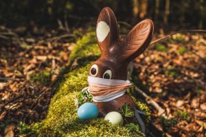 Easter Bunny with chocolage