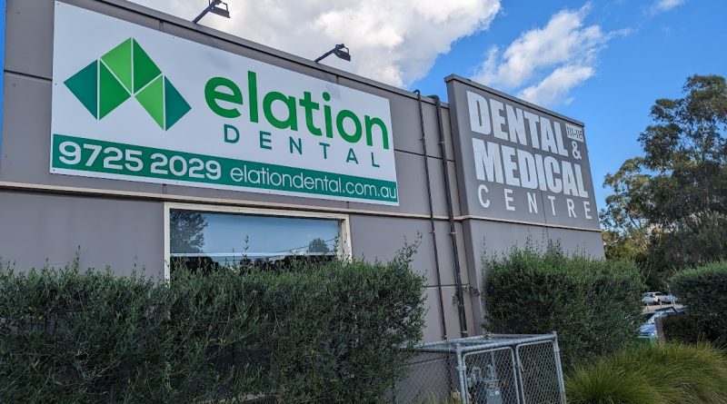 Street signage for Elation Dental